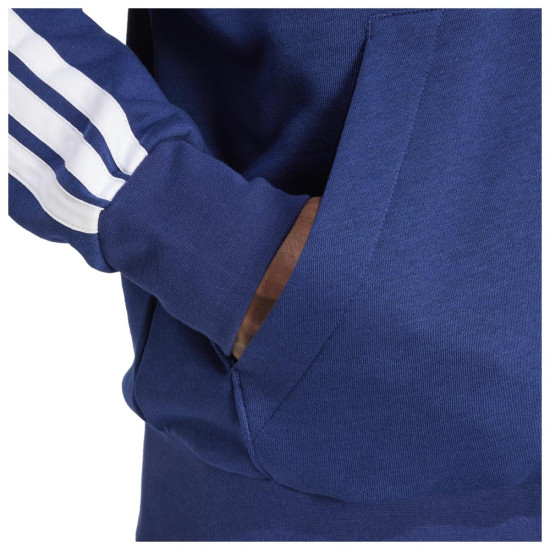 Adidas Ανδρική ζακέτα Essentials 3-Stripes Fleece Full-Zip Hoodie
